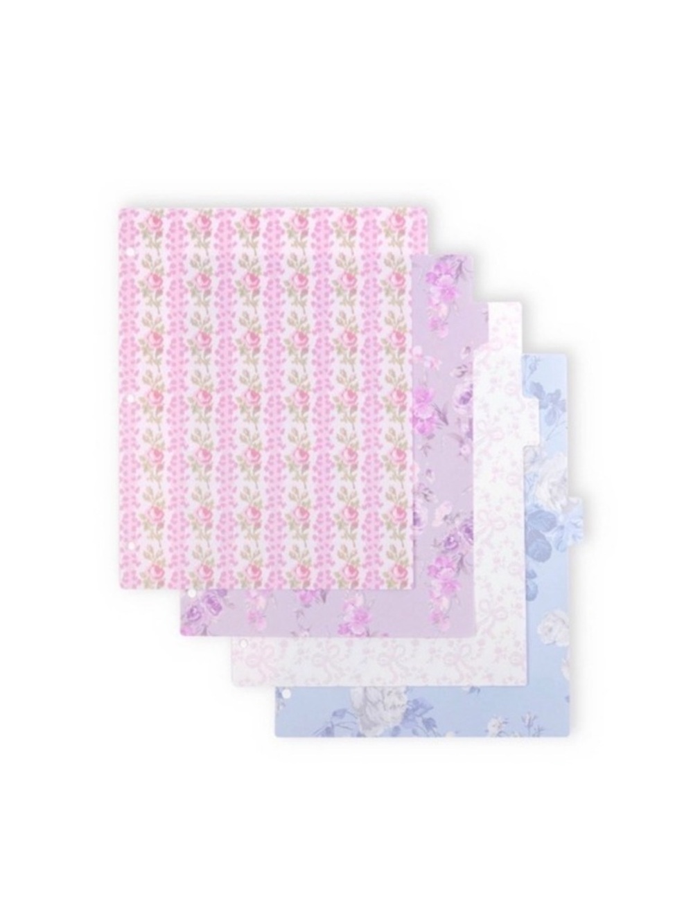 Love Shack Fancy Binder Dividers 8 Tabs Coquette School Target Yoobi Floral NEW